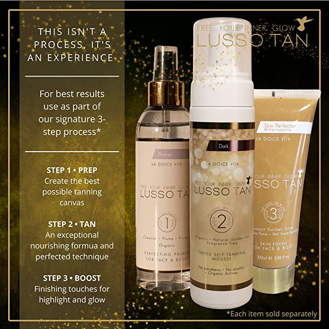 Tinted Self Tanning Mousse Dark x3 units