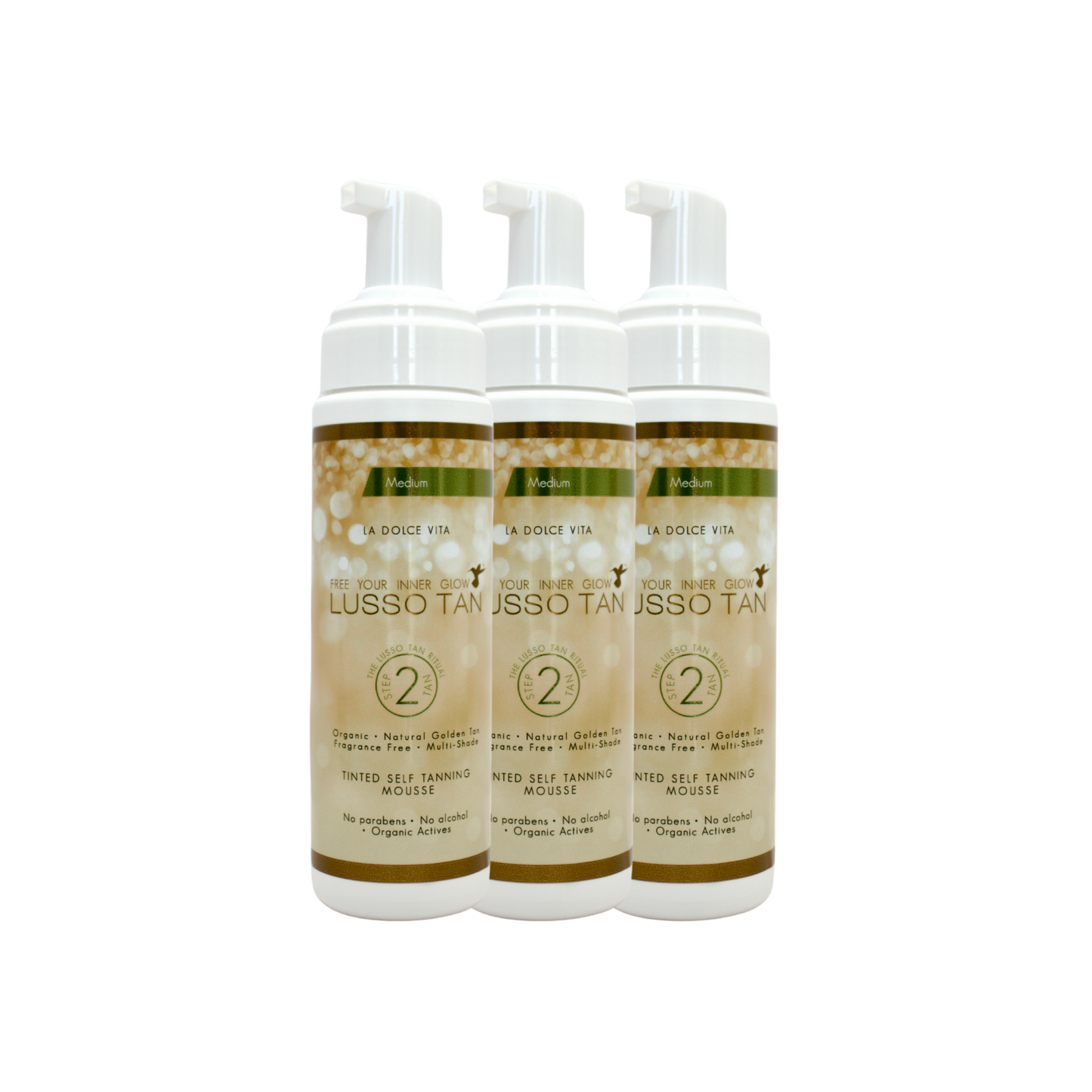 Tinted Self Tanning Mousse Medium x3 units