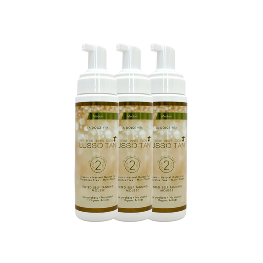 Tinted Self Tanning Mousse Medium x3 units