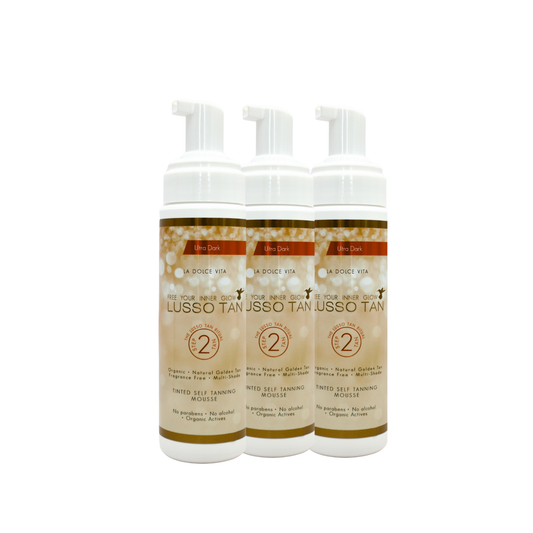Tinted Self Tanning Mousse Ultra Dark x3 units